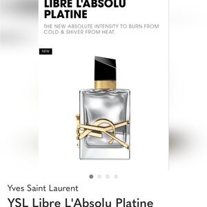 Yves Saint Laurent Metallic Gold Engraved Detail